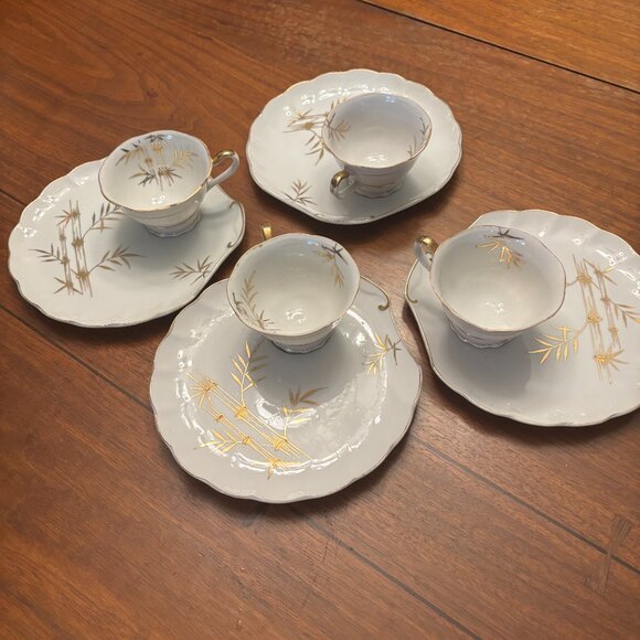 Royal Carlton Asian Inspired Tea Set (4) - Picture 2 of 6